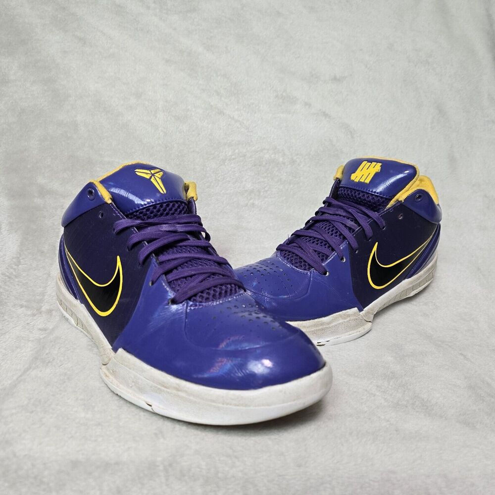 Nike Kobe 4 Protro x Undefeated Court Purple Lakers CQ3869-500 size 10.5 - Picture 2 of 16